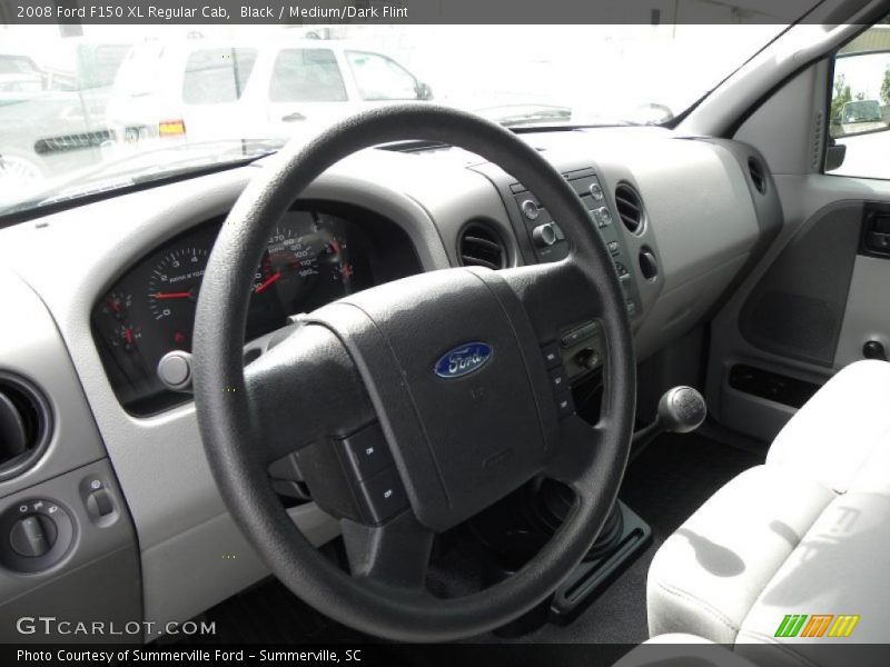 Black / Medium/Dark Flint 2008 Ford F150 XL Regular Cab