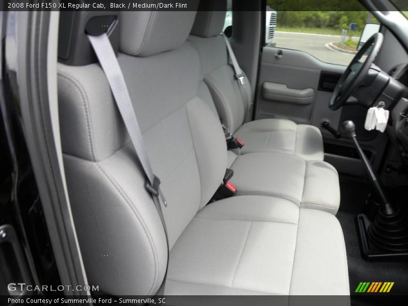 Black / Medium/Dark Flint 2008 Ford F150 XL Regular Cab