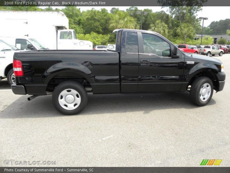 Black / Medium/Dark Flint 2008 Ford F150 XL Regular Cab