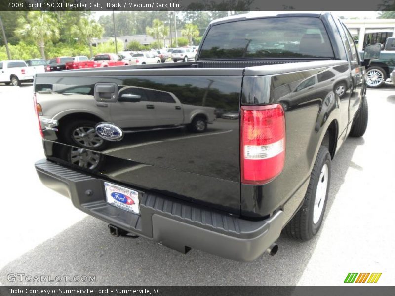 Black / Medium/Dark Flint 2008 Ford F150 XL Regular Cab