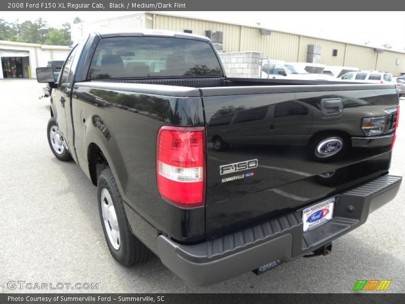 Black / Medium/Dark Flint 2008 Ford F150 XL Regular Cab