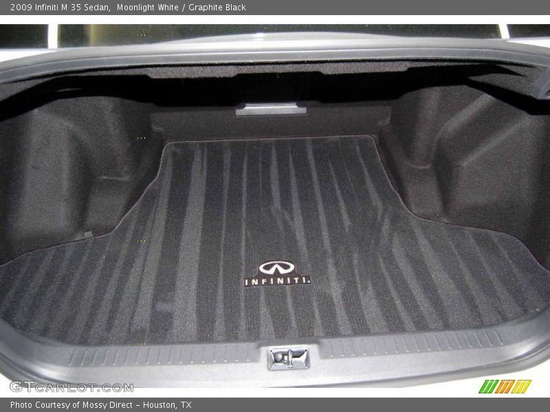 Moonlight White / Graphite Black 2009 Infiniti M 35 Sedan