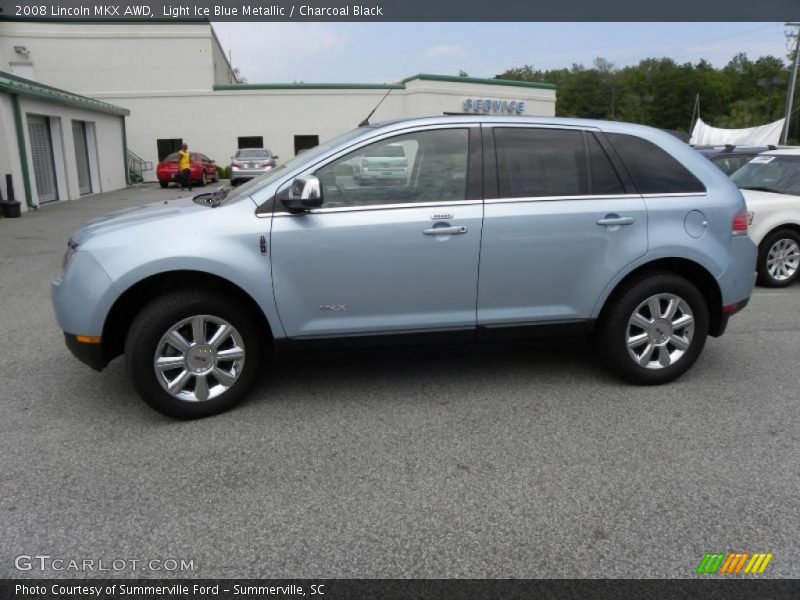 Light Ice Blue Metallic / Charcoal Black 2008 Lincoln MKX AWD