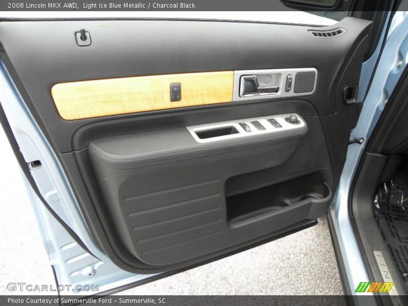 Light Ice Blue Metallic / Charcoal Black 2008 Lincoln MKX AWD