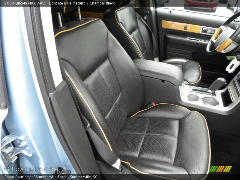 Light Ice Blue Metallic / Charcoal Black 2008 Lincoln MKX AWD
