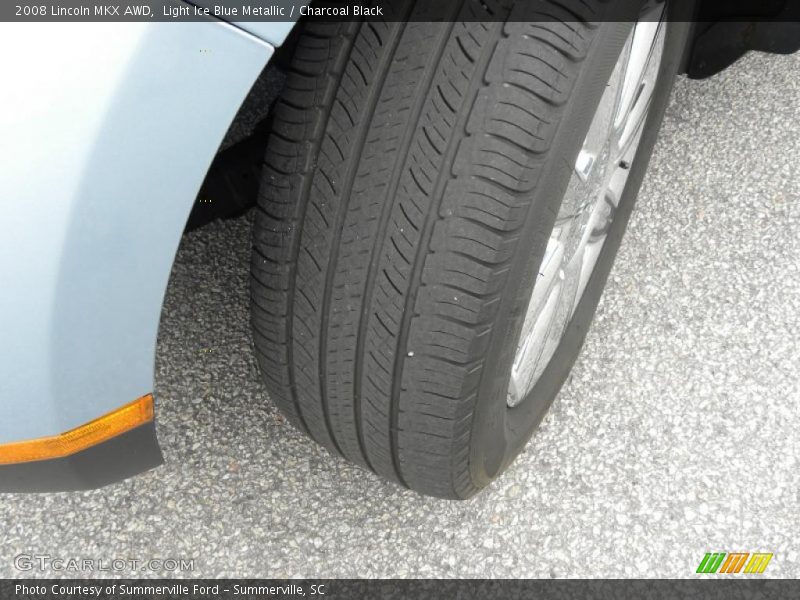 Light Ice Blue Metallic / Charcoal Black 2008 Lincoln MKX AWD