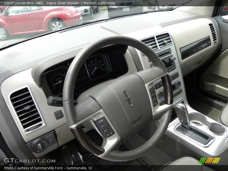 Vapor Silver Metallic / Medium Light Stone 2008 Lincoln MKX AWD