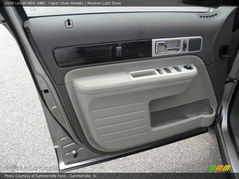 Vapor Silver Metallic / Medium Light Stone 2008 Lincoln MKX AWD