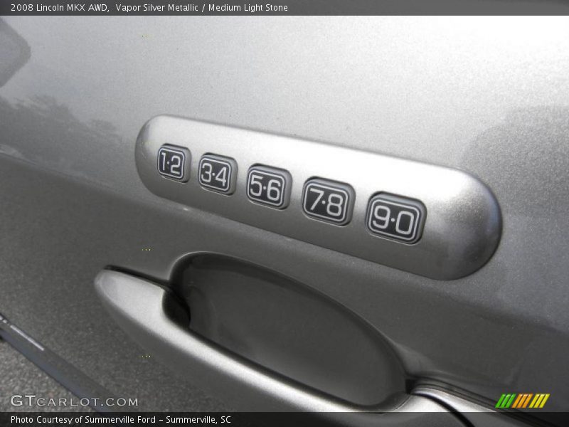 Vapor Silver Metallic / Medium Light Stone 2008 Lincoln MKX AWD