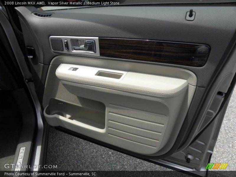 Vapor Silver Metallic / Medium Light Stone 2008 Lincoln MKX AWD