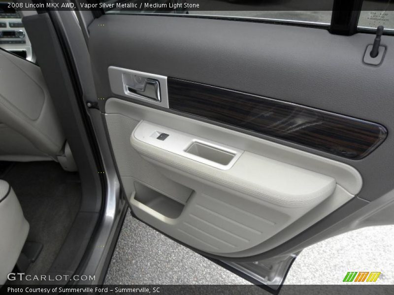 Vapor Silver Metallic / Medium Light Stone 2008 Lincoln MKX AWD