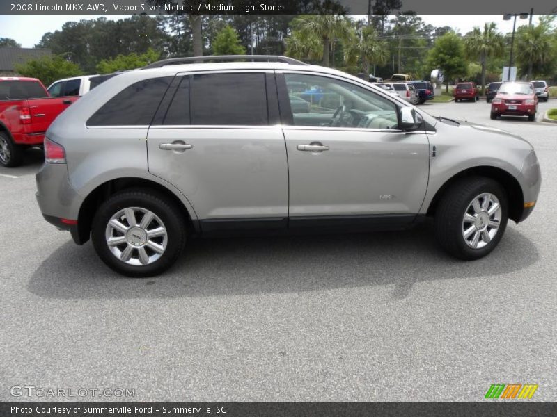 Vapor Silver Metallic / Medium Light Stone 2008 Lincoln MKX AWD