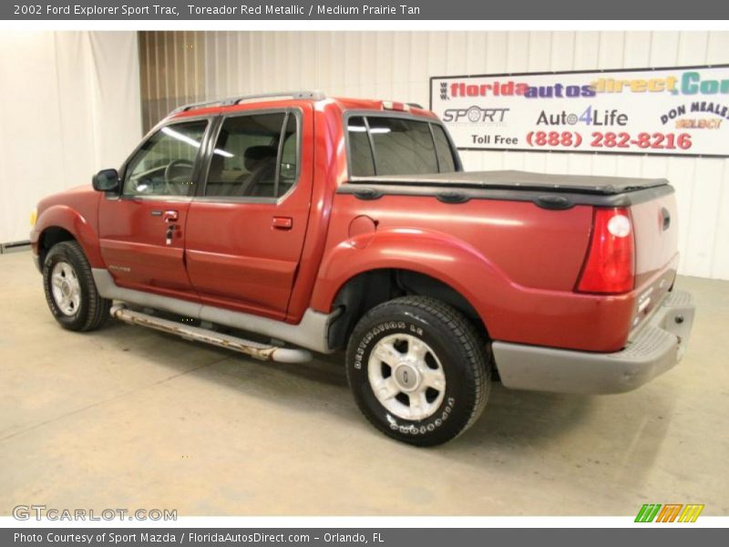 Toreador Red Metallic / Medium Prairie Tan 2002 Ford Explorer Sport Trac