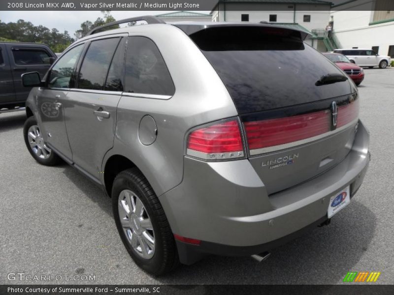 Vapor Silver Metallic / Medium Light Stone 2008 Lincoln MKX AWD