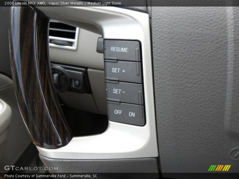 Vapor Silver Metallic / Medium Light Stone 2008 Lincoln MKX AWD