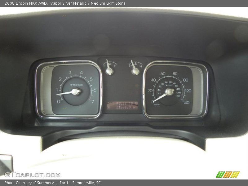 Vapor Silver Metallic / Medium Light Stone 2008 Lincoln MKX AWD