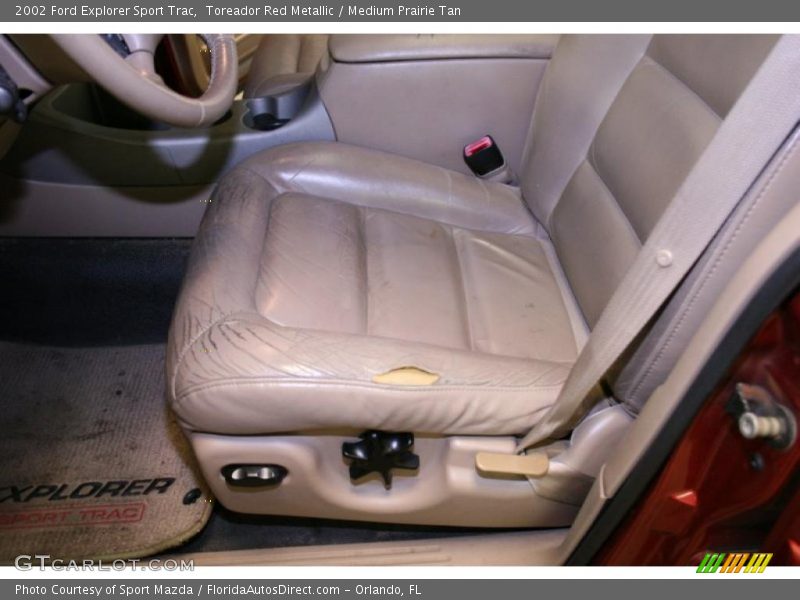 Toreador Red Metallic / Medium Prairie Tan 2002 Ford Explorer Sport Trac