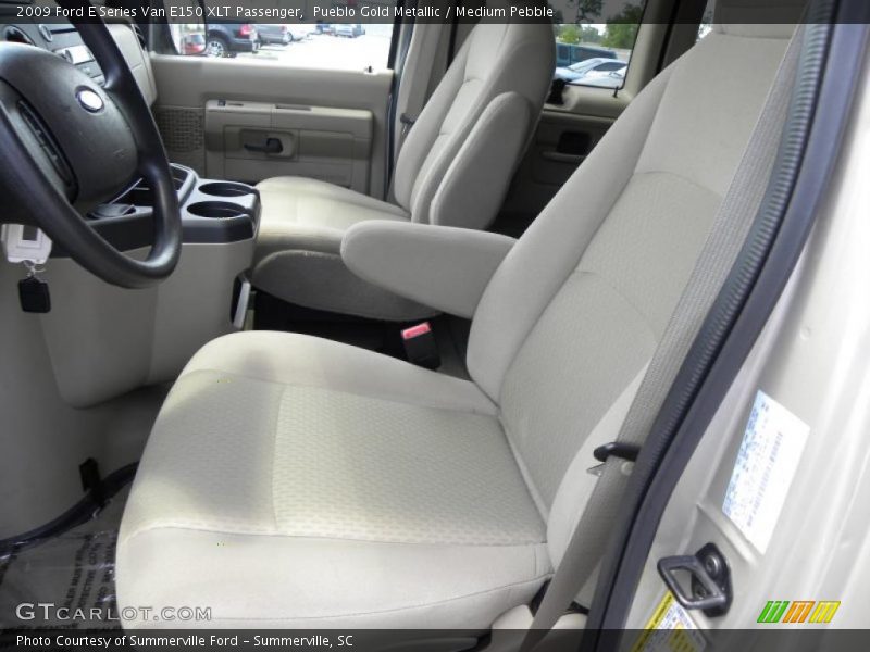 Pueblo Gold Metallic / Medium Pebble 2009 Ford E Series Van E150 XLT Passenger