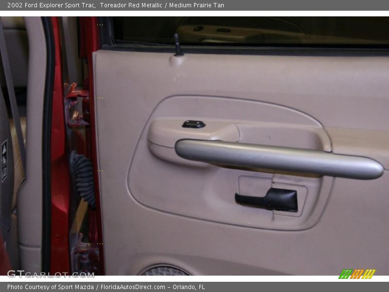Toreador Red Metallic / Medium Prairie Tan 2002 Ford Explorer Sport Trac