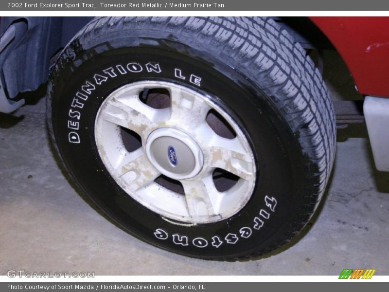 Toreador Red Metallic / Medium Prairie Tan 2002 Ford Explorer Sport Trac