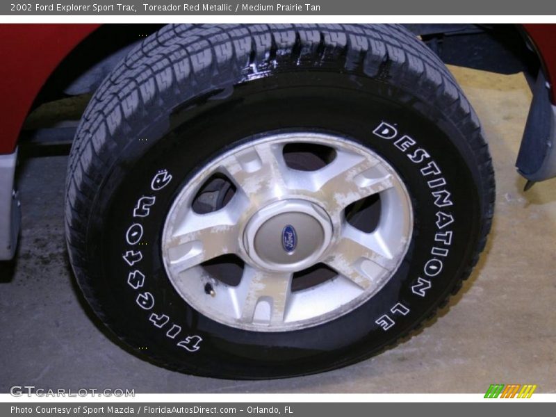 Toreador Red Metallic / Medium Prairie Tan 2002 Ford Explorer Sport Trac