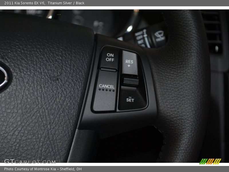 Titanium Silver / Black 2011 Kia Sorento EX V6