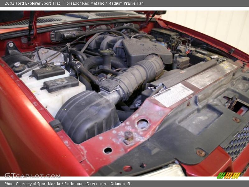 Toreador Red Metallic / Medium Prairie Tan 2002 Ford Explorer Sport Trac