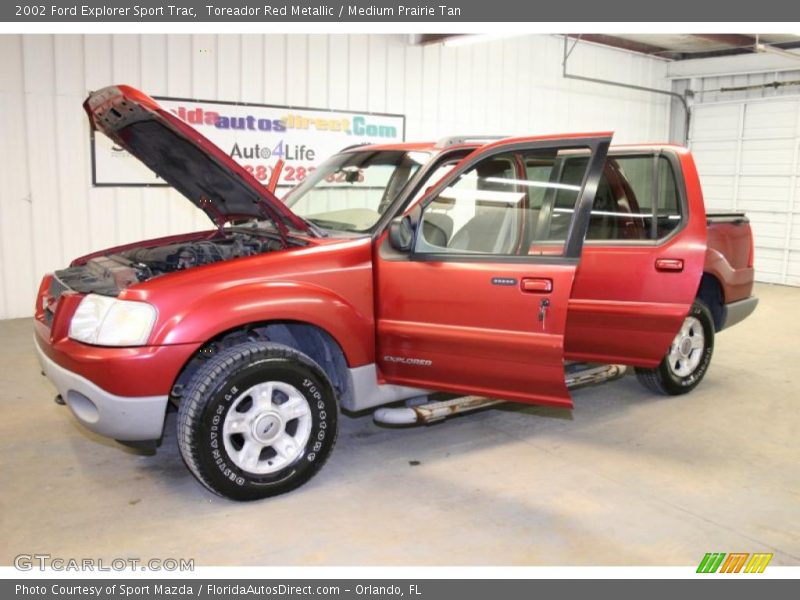Toreador Red Metallic / Medium Prairie Tan 2002 Ford Explorer Sport Trac