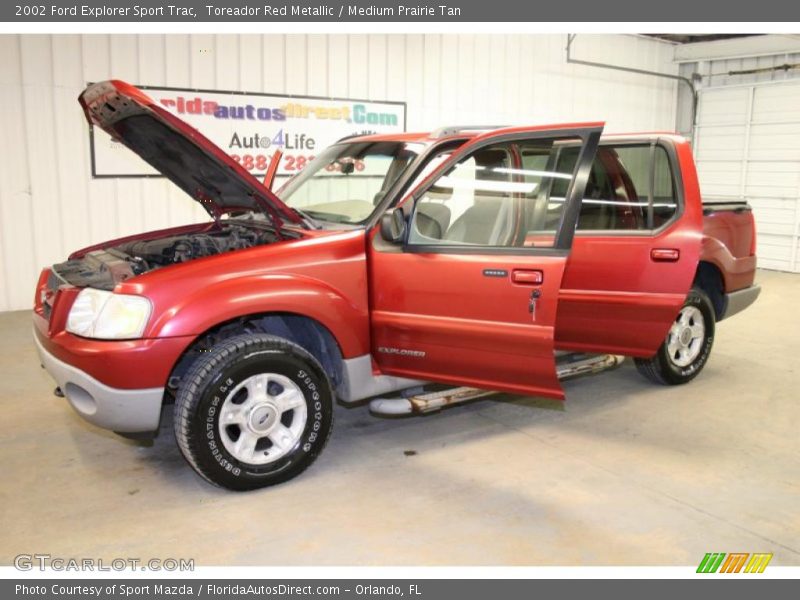 Toreador Red Metallic / Medium Prairie Tan 2002 Ford Explorer Sport Trac