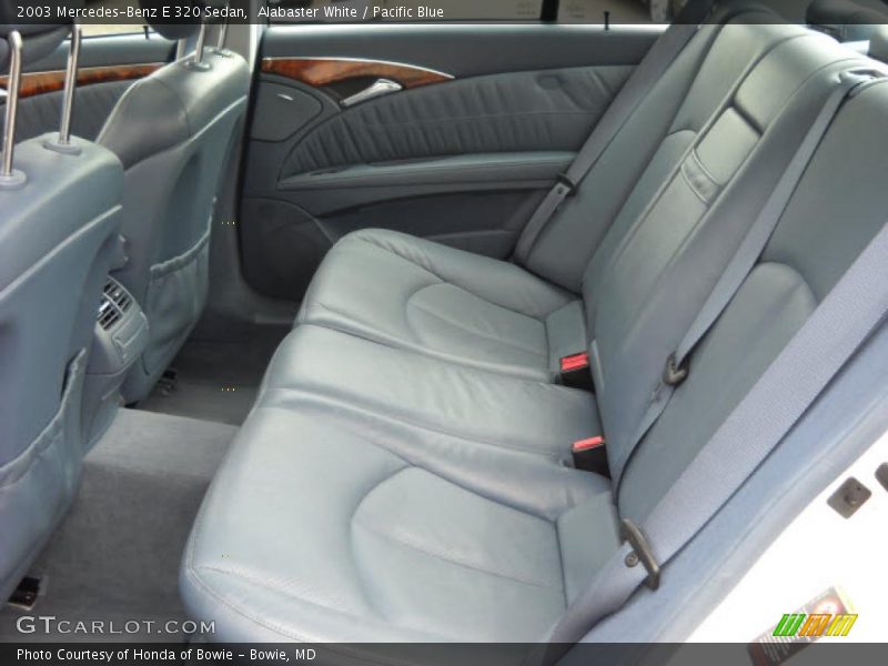 Alabaster White / Pacific Blue 2003 Mercedes-Benz E 320 Sedan