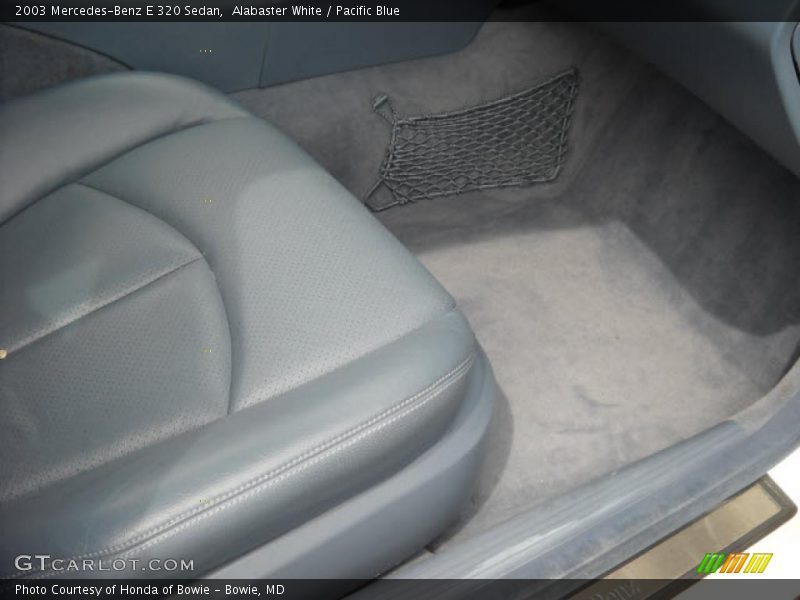 Alabaster White / Pacific Blue 2003 Mercedes-Benz E 320 Sedan