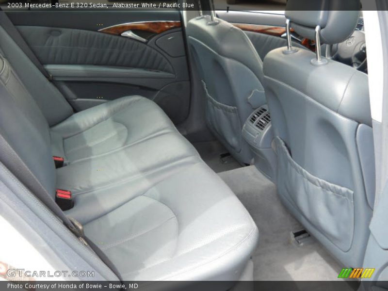 Alabaster White / Pacific Blue 2003 Mercedes-Benz E 320 Sedan