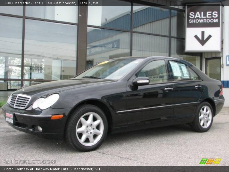 Black / Java 2003 Mercedes-Benz C 240 4Matic Sedan