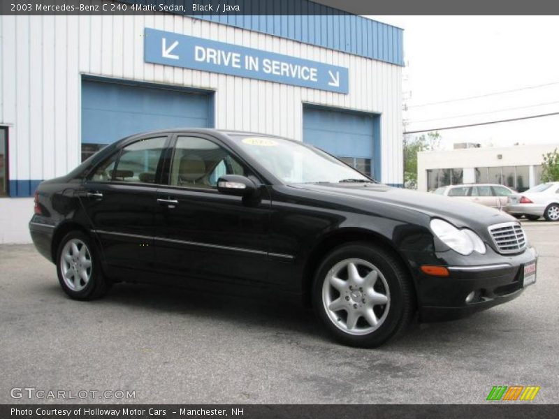 Black / Java 2003 Mercedes-Benz C 240 4Matic Sedan