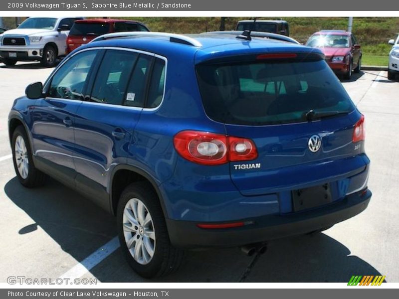 Sapphire Blue Metallic / Sandstone 2009 Volkswagen Tiguan S