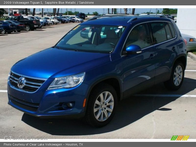 Sapphire Blue Metallic / Sandstone 2009 Volkswagen Tiguan S