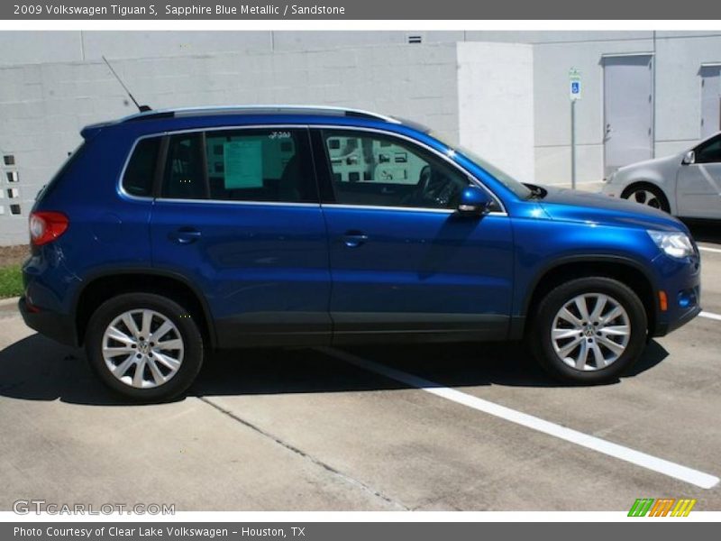 Sapphire Blue Metallic / Sandstone 2009 Volkswagen Tiguan S