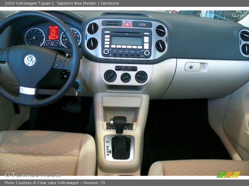 Sapphire Blue Metallic / Sandstone 2009 Volkswagen Tiguan S