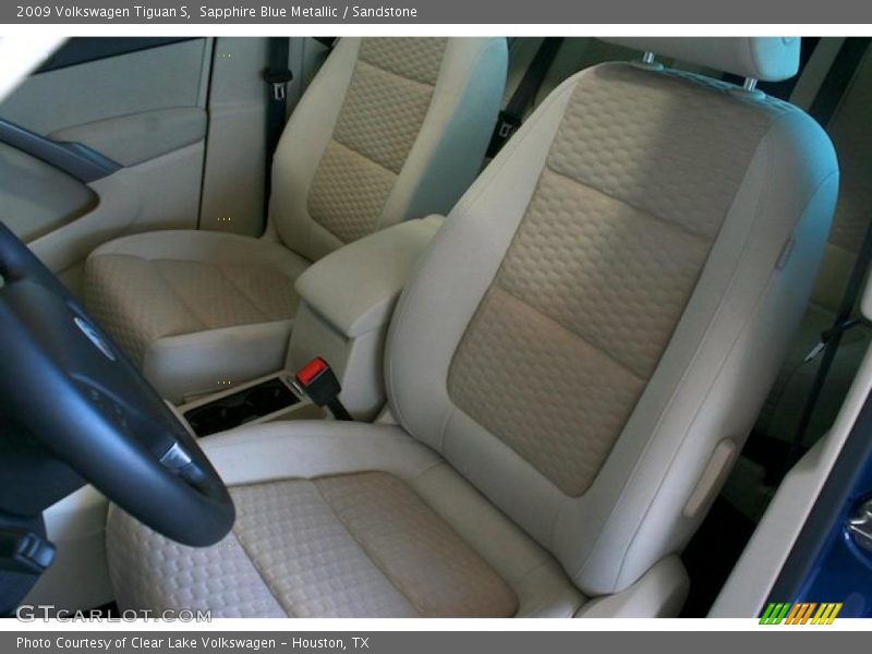 Sapphire Blue Metallic / Sandstone 2009 Volkswagen Tiguan S