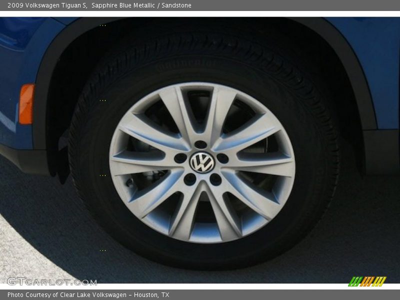 Sapphire Blue Metallic / Sandstone 2009 Volkswagen Tiguan S
