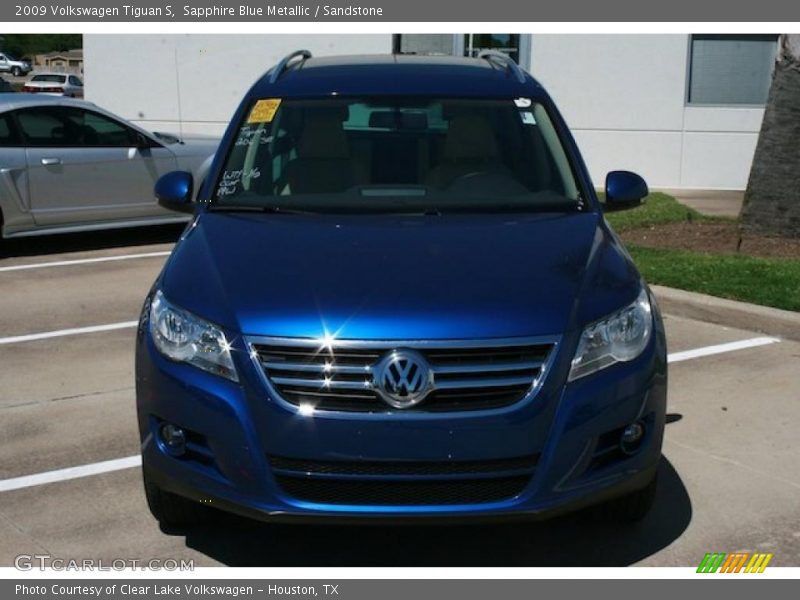 Sapphire Blue Metallic / Sandstone 2009 Volkswagen Tiguan S
