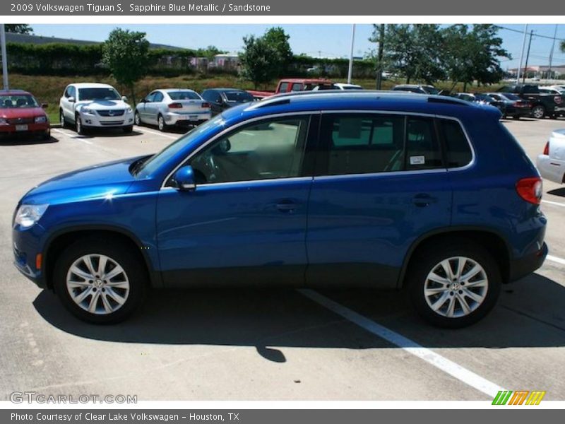 Sapphire Blue Metallic / Sandstone 2009 Volkswagen Tiguan S