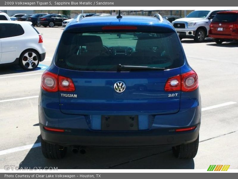 Sapphire Blue Metallic / Sandstone 2009 Volkswagen Tiguan S