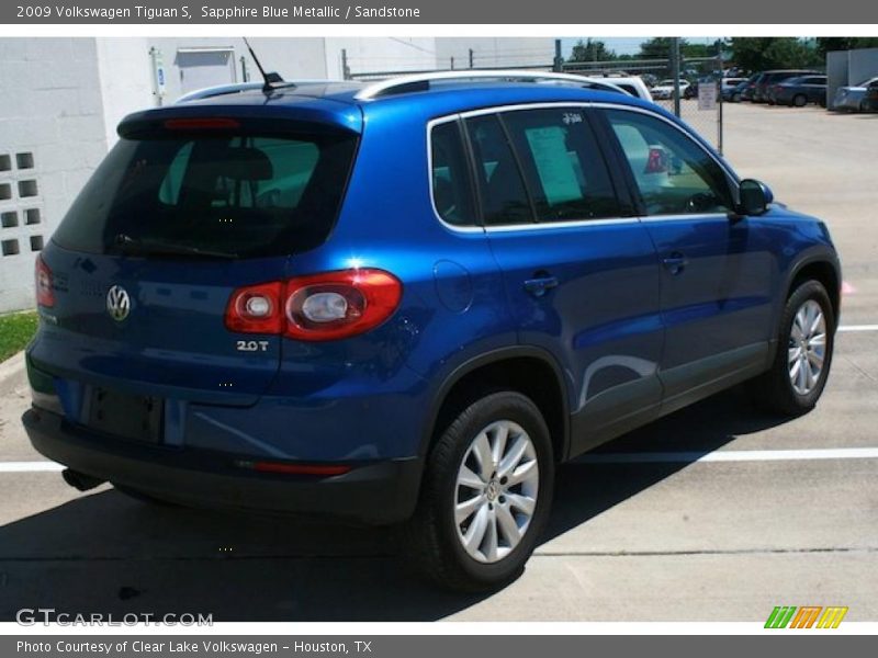 Sapphire Blue Metallic / Sandstone 2009 Volkswagen Tiguan S