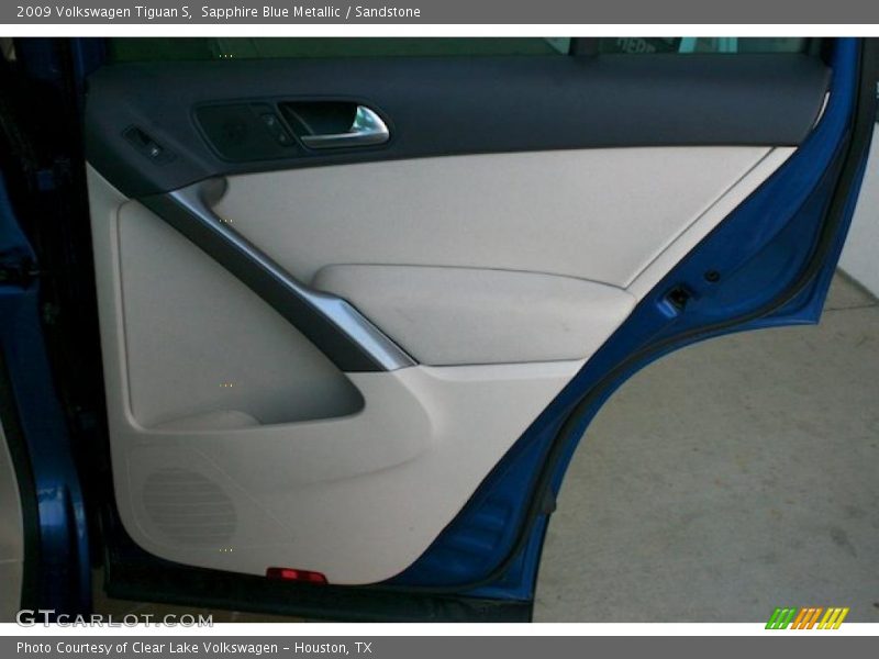 Sapphire Blue Metallic / Sandstone 2009 Volkswagen Tiguan S
