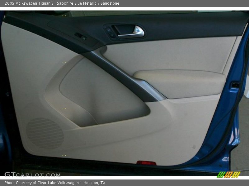 Sapphire Blue Metallic / Sandstone 2009 Volkswagen Tiguan S