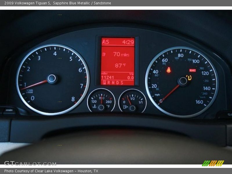 Sapphire Blue Metallic / Sandstone 2009 Volkswagen Tiguan S