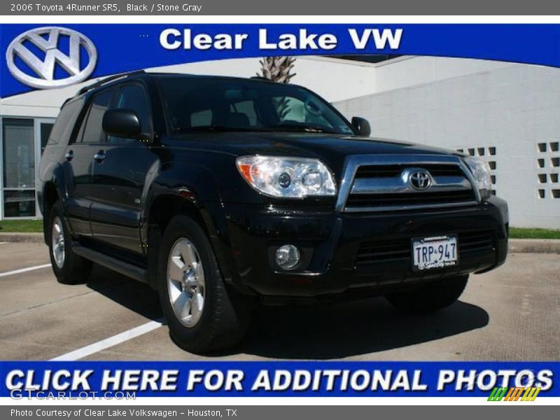 Black / Stone Gray 2006 Toyota 4Runner SR5