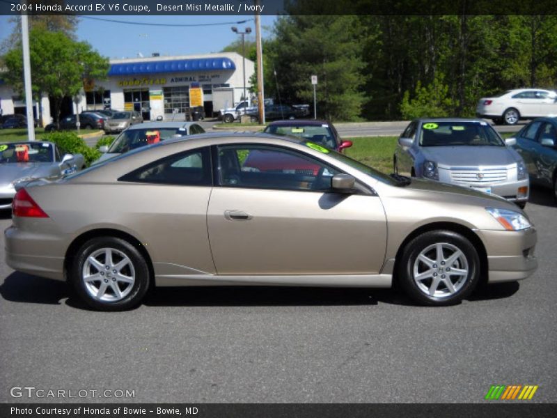 Desert Mist Metallic / Ivory 2004 Honda Accord EX V6 Coupe