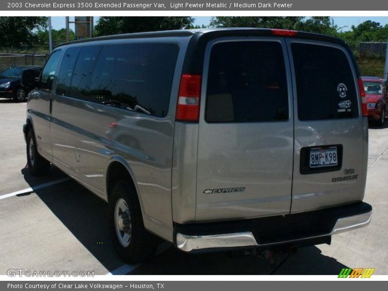 Light Pewter Metallic / Medium Dark Pewter 2003 Chevrolet Express 3500 Extended Passenger Van
